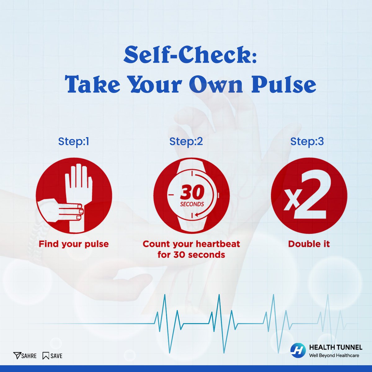 HealthTunnel's tweet image. 🫀 Self-Check: Measure Your Pulse Easily

Stay aware, stay healthy. 💙
#HeartHealth #PulseCheck #SelfCare #HealthyLiving #KnowYourNumbers #HeartRate #WellnessTips #CheckYourPulse #StayHealthy #HealthAwareness #HeartCare