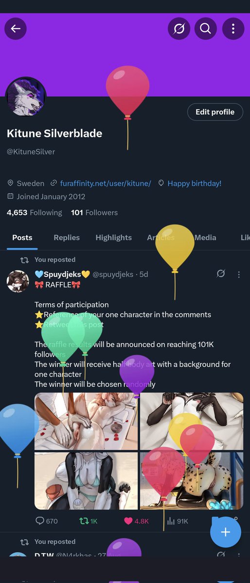 KituneSilver's tweet image. And another year passes.