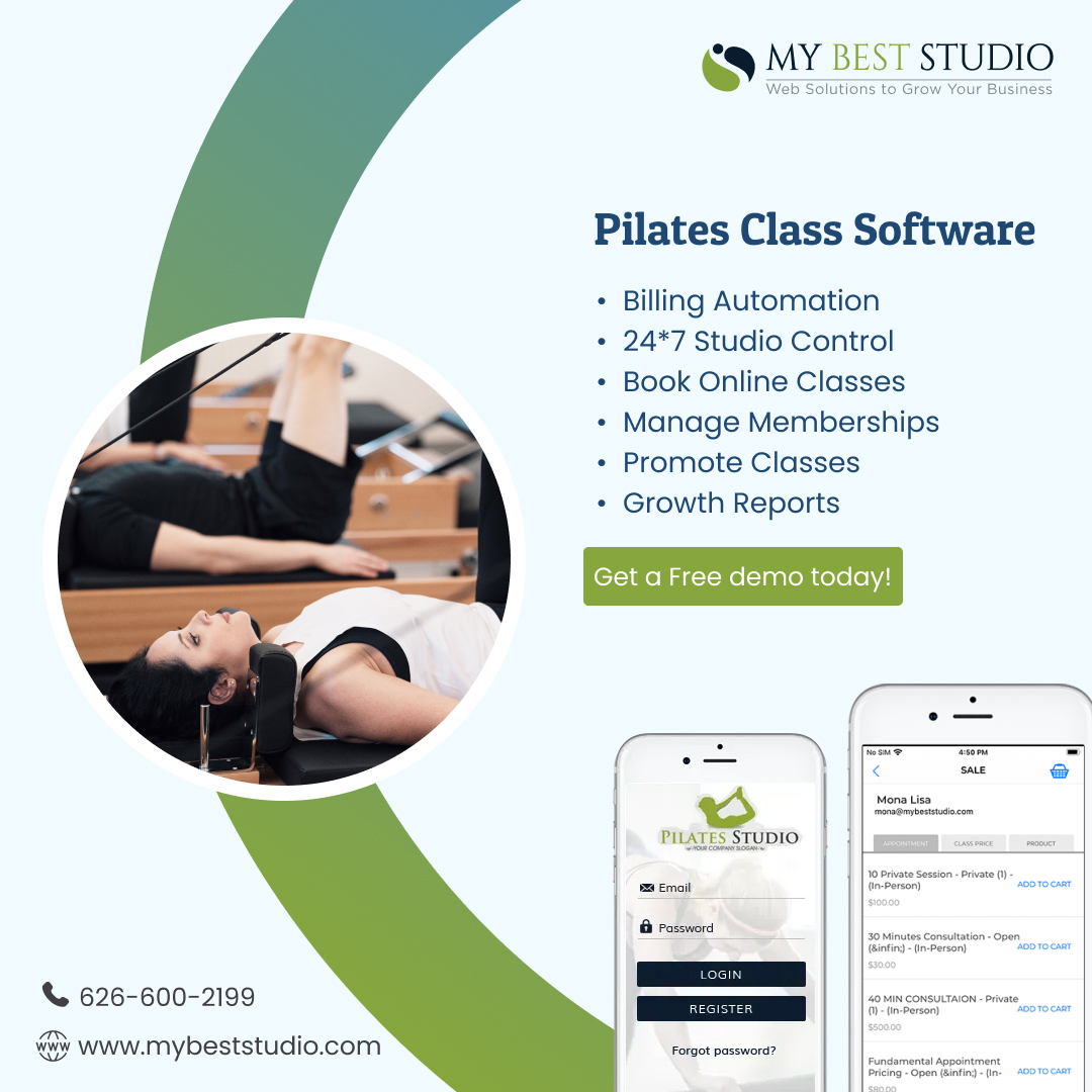 mybeststudio's tweet image. Best Pilates Software for Managing Your Business

✅ For Management to Scheduling Solutions
✅ Free Training &amp;amp; Support
✅ Free Demo

More features: mybeststudio.com
Call: 626-600-2199

#pilatessoftware
#yogasoftware
#pilates
#businessmanagement