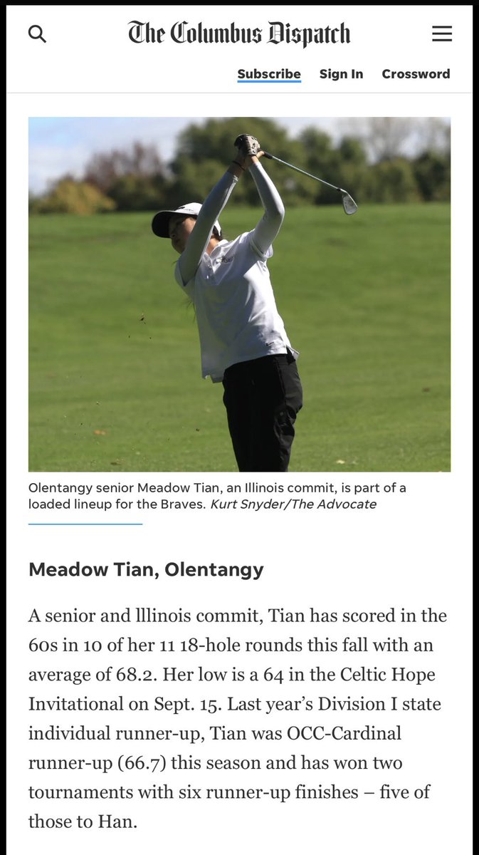 Olentangy Girls Golf tweet media