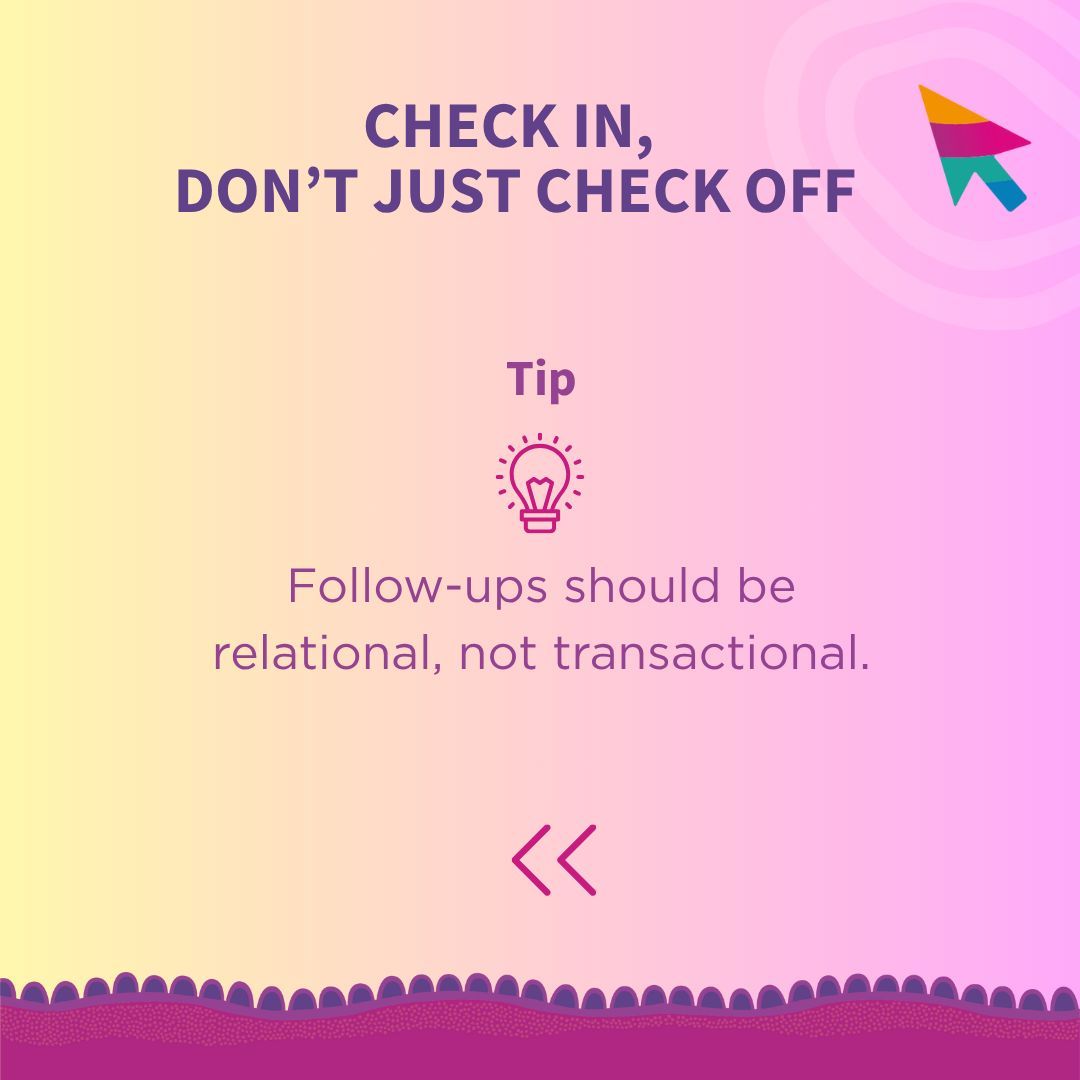 PSPHub's tweet image. Check In, Don’t Just Check Off 
Swipe left to learn more

psplearninghub.com.au

#psplearninghub #praticetips #casework #caseworkertraining