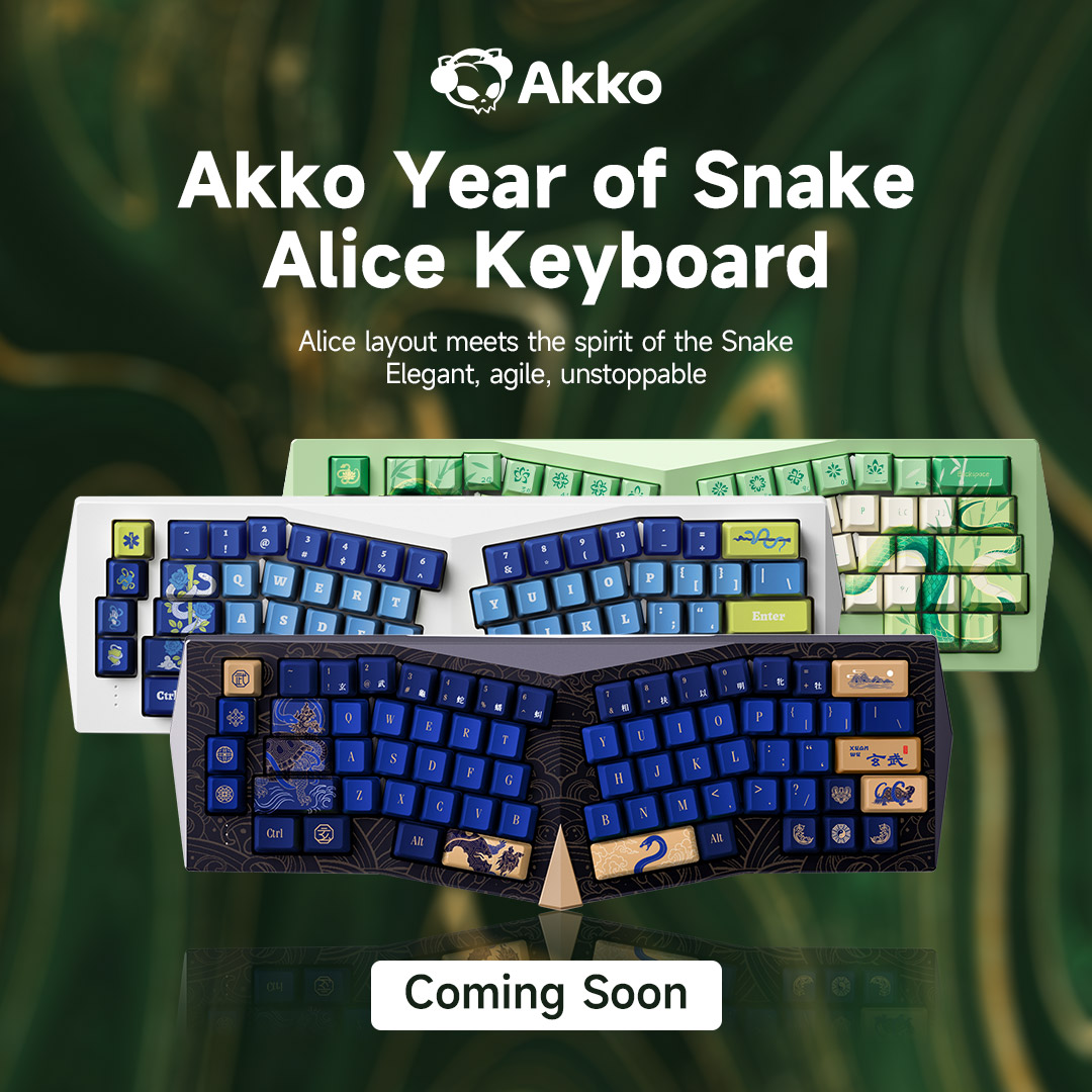 akkogear_de's tweet photo. โจ Unveil the power of the serpent. โจ
Introducing the ๐๐ค๐ค๐จ ๐๐๐๐ซ ๐จ๐ ๐๐ง๐๐ค๐ ๐๐ฅ๐ข๐๐ ๐๐๐ฒ๐๐จ๐๐ซ๐ โ a bold fusion of art and power.
Coming soon โ stay tuned. ๐๐ฅ
๐ Learn more: https://t.co/BtWC0vw3He
#Akko #akkokeyboard #MechanicalKeyboard #YearOfSnake https://t.co/Z47iqFsqye