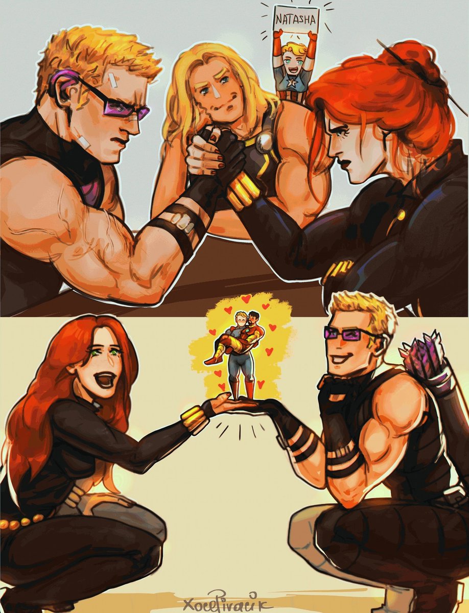 XocePivacik's tweet image. Тор просто поставил Асгард на победу Наташи

#BlackWidow #Hawkeye #Thor #AvengersAssemble