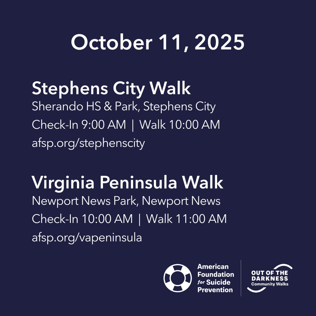 AFSP Virginia tweet media