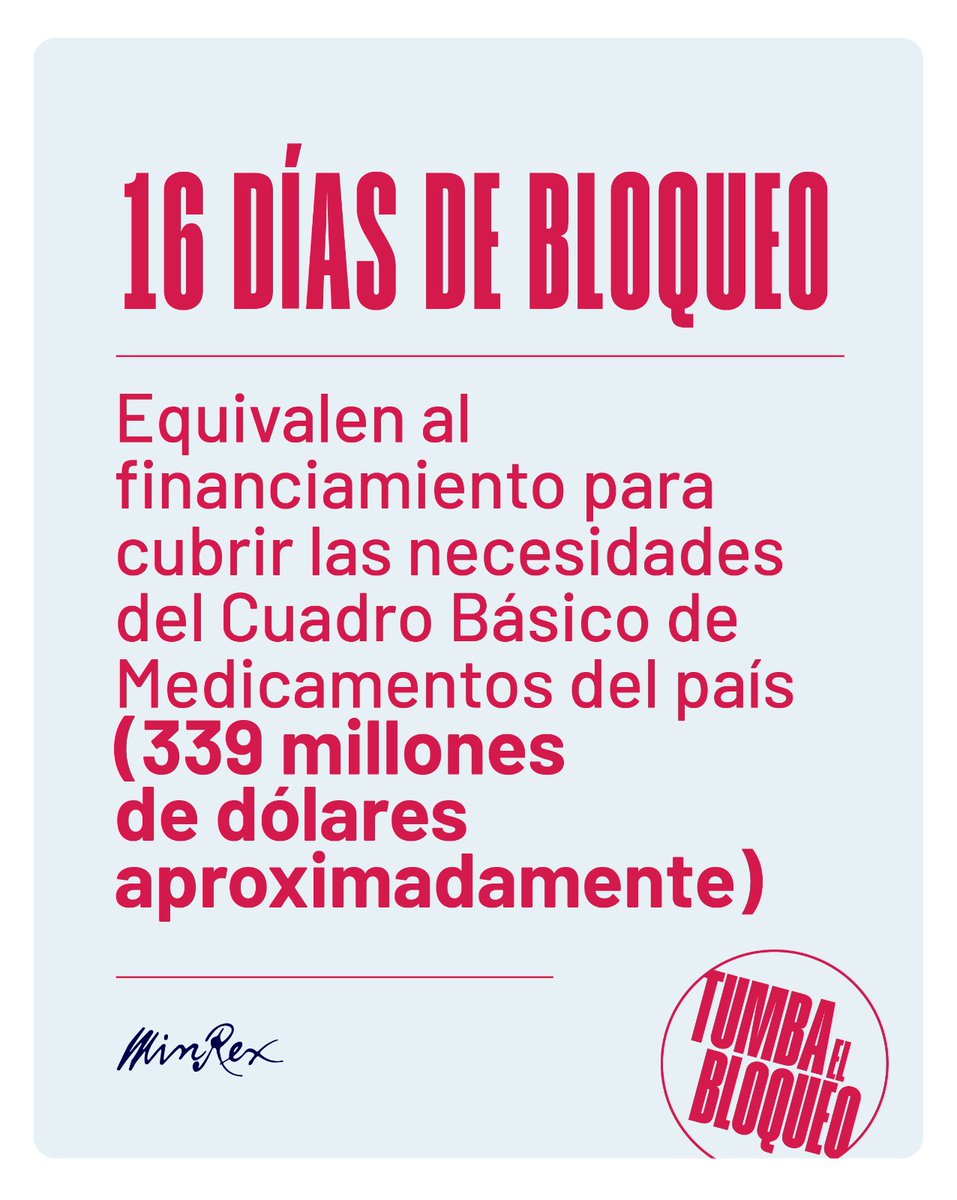CubaNoEsMiami (@cubanoesmiami) on Twitter photo Lo que el bloqueo cuesta al pueblo cubano  👇👇
#TumbaElBloqueo Lo que el bloqueo cuesta al pueblo cubano  👇👇
#TumbaElBloqueo