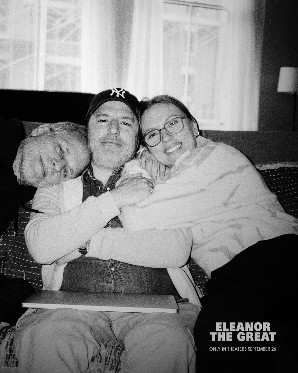 The friendships behind the scenes make for on-screen magic. 📸✨#EleanorTheGreat is in theaters Friday!