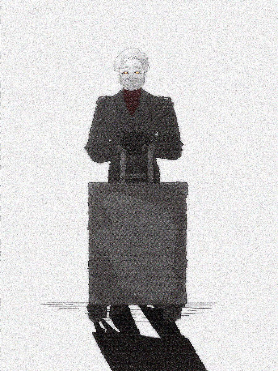 suitcase
Sith Obiwan带着宠物出来遛弯（?）