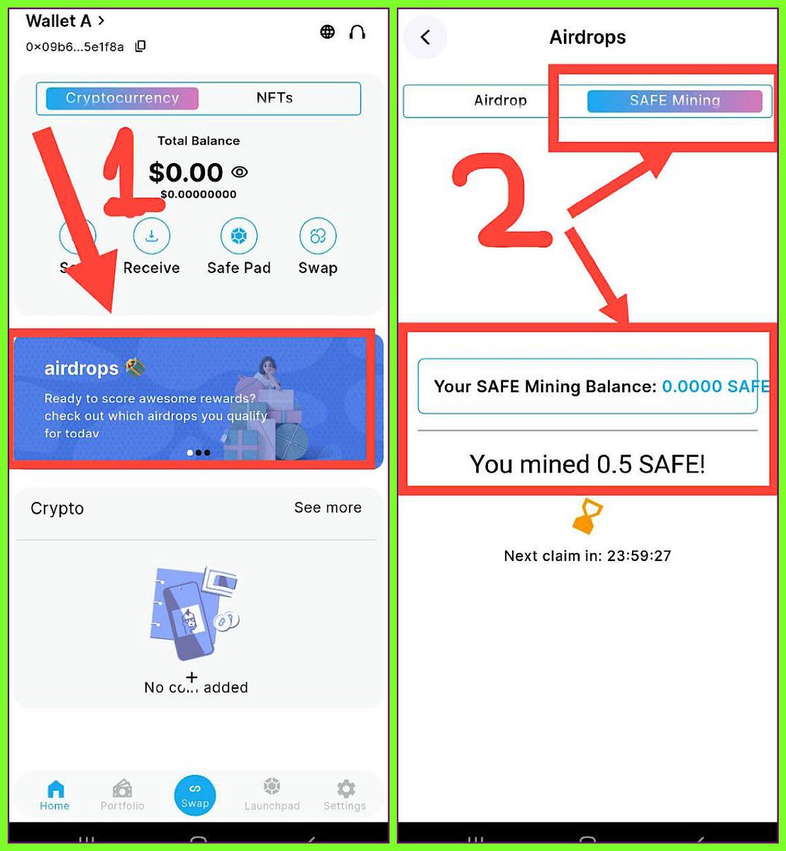 LeeJack_89's tweet photo. π₯#SafeFolio Walletπ₯ is LIVE ππOnly 30 days Mining and TGE countdown π
SafeFolio Wallet app is now officially available for download on the Google Play Store ππ².
π Download now:
https://t.co/YK4zl7PjVp
β
Referral code: REFEQ0YAR
β
TO JOIN SAFEFOLIO AIRDROP:
π On the homepage, click the Airdrop Banner to get started with mining and earning SAFE.
β
Complete all tasks to stay fully eligible.
ποΈ TGE (Token Generation Event): 30 days from now
This is your chance to stack up tokens before launch. Stay consistent, stay fair, and donβt miss out! π₯
Join TG group to update: https://t.co/1WsKuvAZnJ
π― The group always opens chat so you can discuss buying and selling CRYPTO COIN and to ensure your transactions are as safe as possible.
πππ
β
Join the group for safe trading :
https://t.co/qnZm1VmCT3
#Lee_Jack_89 #PiNetwork #Crypto #Sidrabank