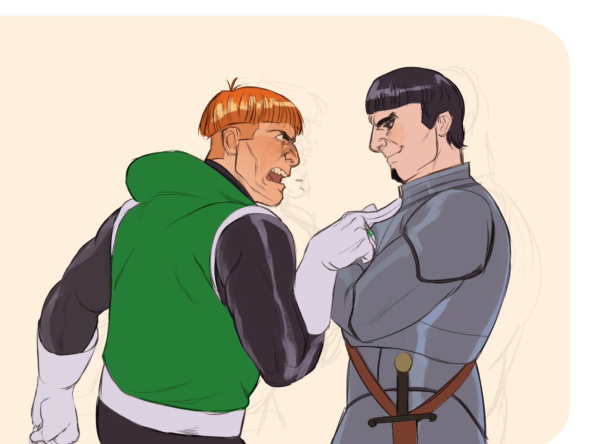 MellonMallon's tweet photo. Art-trade with @musteilSS
✨️✨️
Sir Dagonet successfully ragebaiting Guy and Guy getting mad is sending me 🤣🤣🤣
#Ben10 #SirDagonetBen10 #GuyGardner #GuyGardenerGL #GreenLantern #guytora https://t.co/RLb2fhFXg0