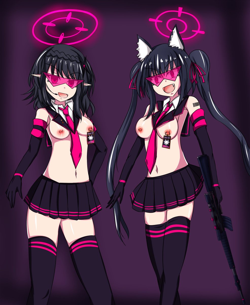 前のピクシブリクエストで描いた
サポーターのスレイブAYNとアタッカーのスレイブSRK
(文字があったり黒影を乗算してたから見えにくかったので何もなし版をこちらに) 