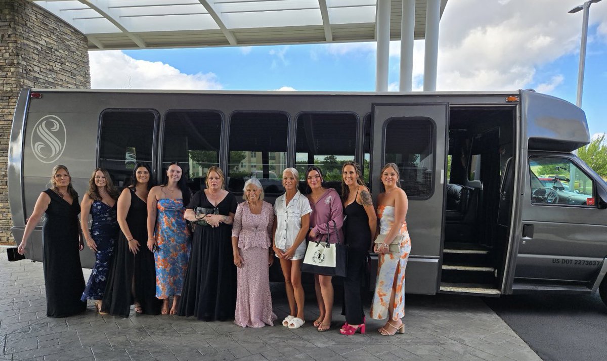 PlymouthCoach's tweet image. WEDDING- Our Limo Bus was chosen to transport this Wedding Party from Plymouth’s Fairfield Inn &amp;amp; Suites to Kingston’s Jones River Trading Post for the Ceremony and Reception. Congratulations!  #southshoreslimoservice #specialoccasionlimo #arrivetogether   plymouthcoach.com