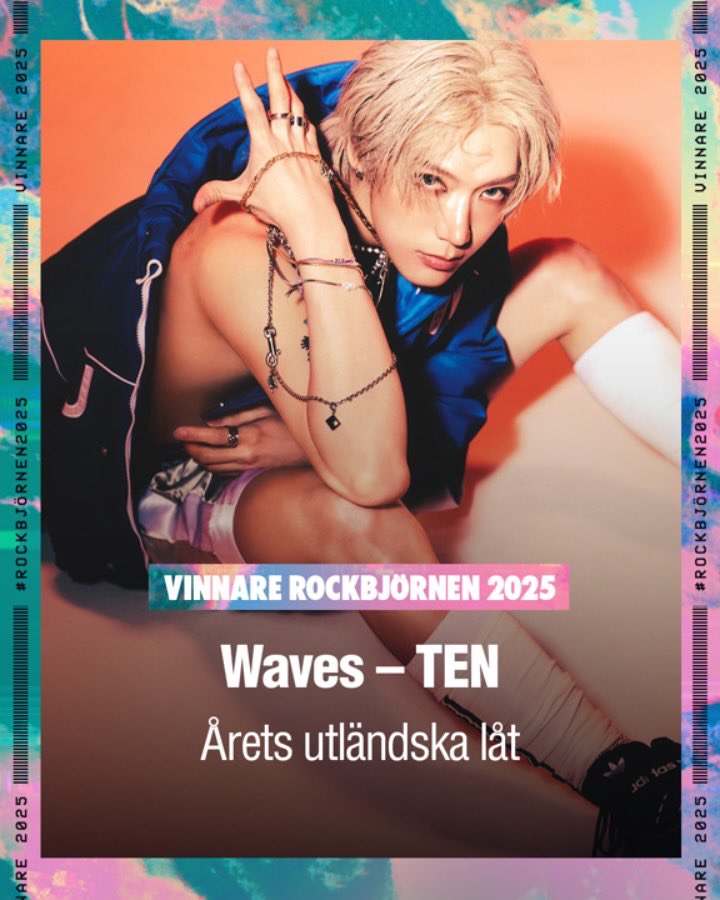 🏆 WINNER "International Song of the Year" ด้วยเพลง Waves

ขอแสดงความยินดีกับเตนล์ ที่เพลง Waves ได้รับรางวัล International Song of the Year ในงานประกาศรางวัล Rockbjörnen 2025 (Swedish Music Award) ประเทศสวีเดน ค่ะ 💜

#TEN_Waves_SOTY