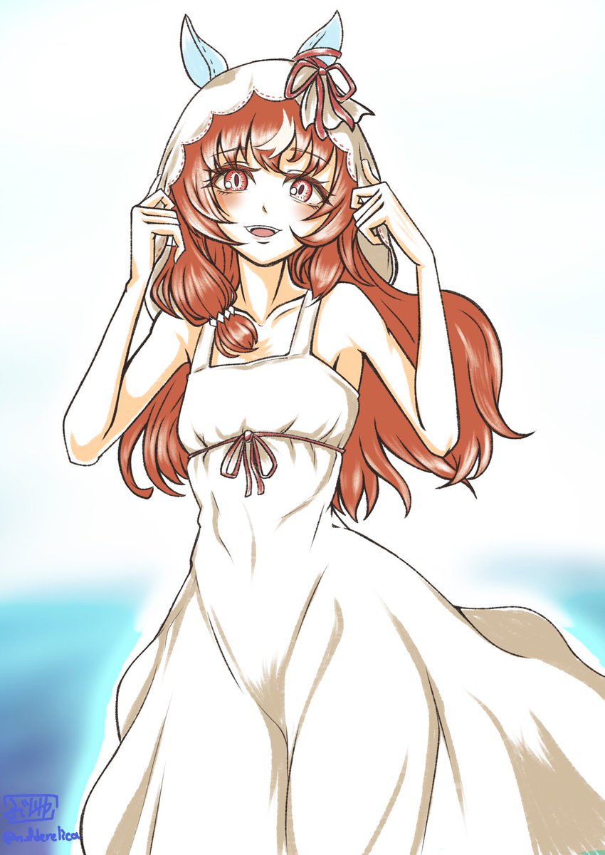 サイレンススズカ(ウマ娘) 「サイゲが落ちてるのでサイゲの絵を貼る」|ふで@Skeb募集中のイラスト
