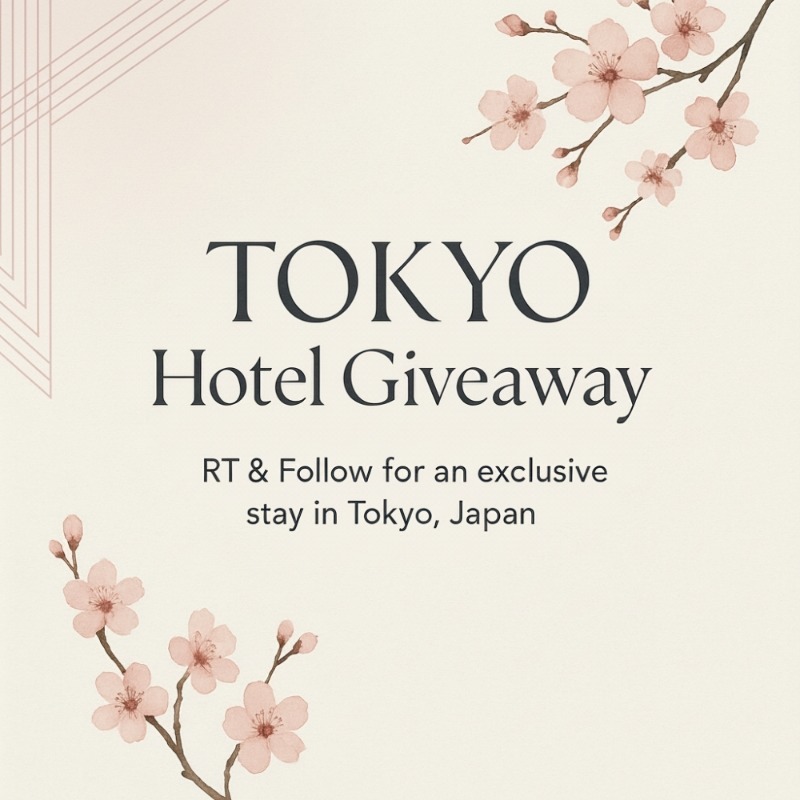 // TOKYO, JAPAN Hotel Stay Giveaway //
Win an overnight stay at ORIENTAL HOTEL TOKYO BAY 

3 Lucky Pairs • Breakfast Included

To participate, simply repost this post and follow Oriental_HR

/ End Date: September 30 /