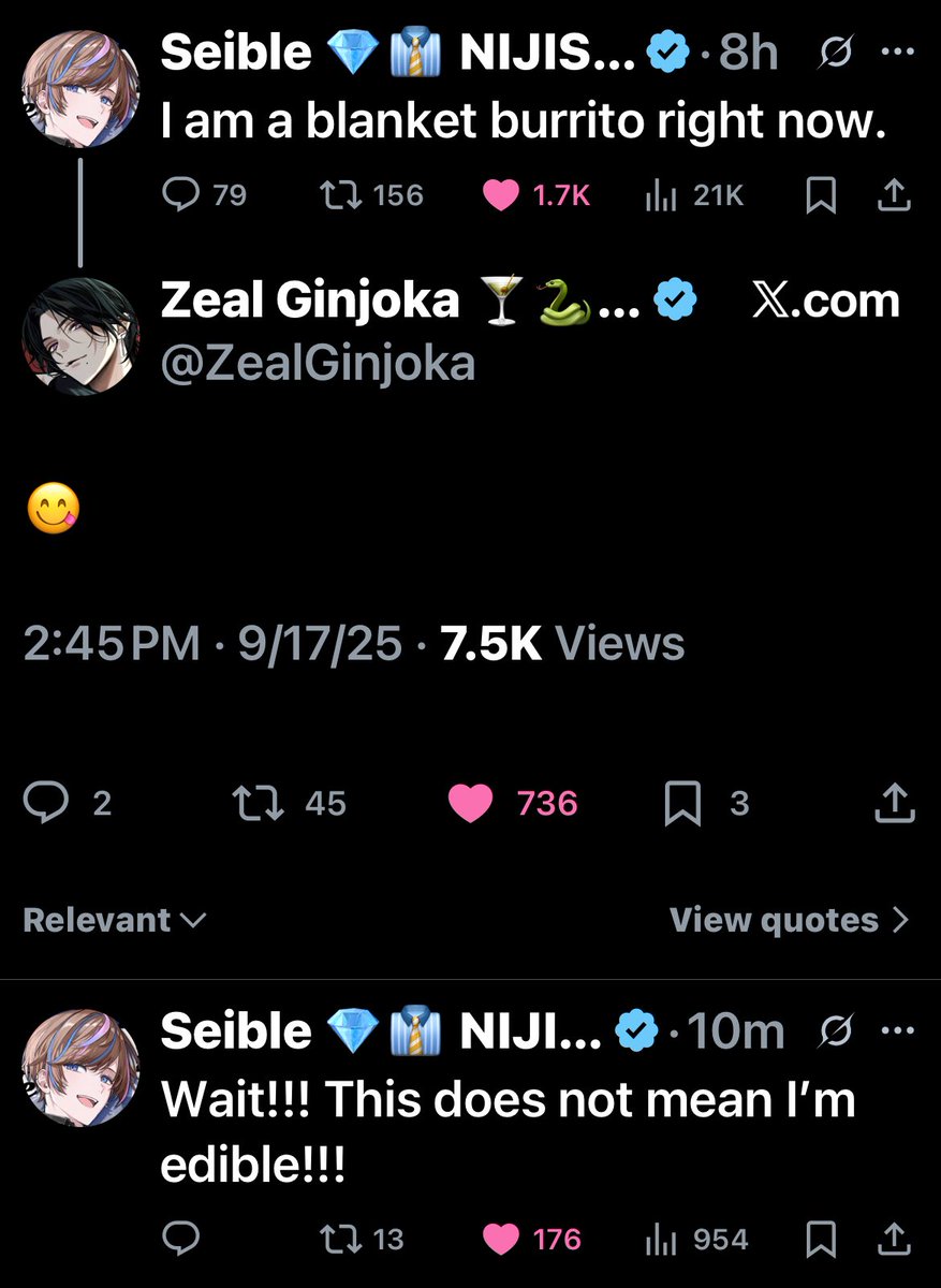 Just some doodles ^^ #Seiblue #GinjoCanvas