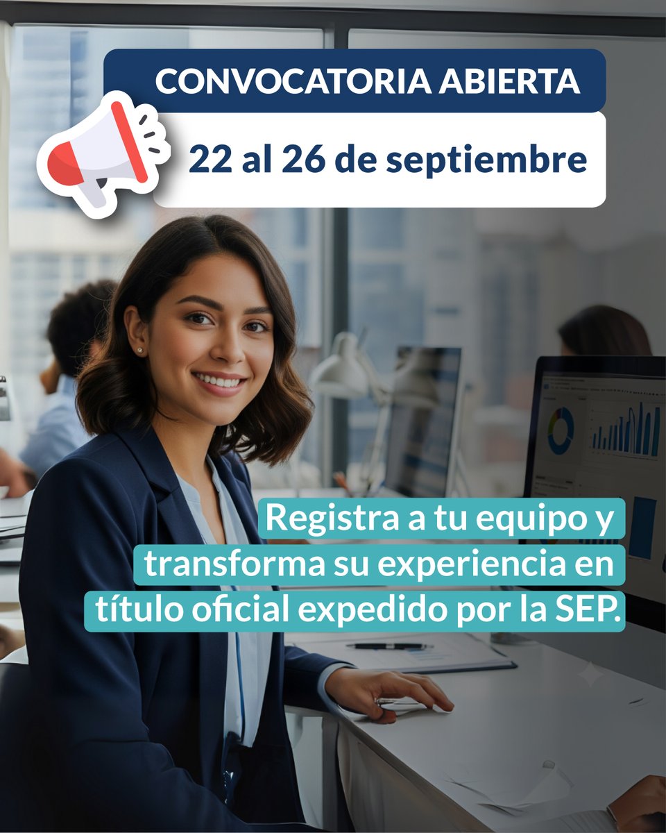 ¡El talento no siempre viene con un título, pero sí con resultados!

Una gran parte de la fuerza laboral mexicana construyó su experiencia en el campo laboral, no en las aulas. Personas que resuelven problemas complejos, que innovan desde la práctica, que lideran equipos con