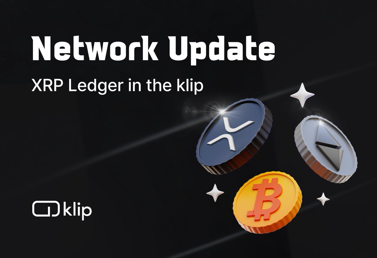 AhnLab_ABC's tweet image. klip 신규 체인 업데이트🚀
리플 네트워크(XRPL), 이제 klip에서 바로 만나보세요.

지원 체인: 리플 네트워크(XRPL) · 비트코인 · 솔라나 · 트론 · 바이낸스 · 아비트럼 · 아발란체 · 스크롤 · 실리콘 · 이더리움 · 카이아 · 보라 · 폴리곤

klip Network Update 🚀
XRP Ledger is now available on…