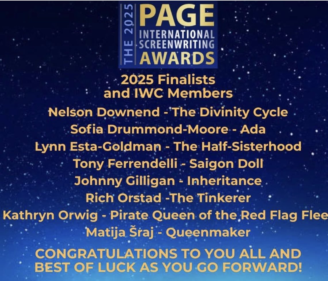Lynn Esta Goldman (@lynnestagoldman) on Twitter photo Congrats to the Independent Writers Caucus members who made the <a href="/PAGEawards/">PAGE Awards</a> Finals! 🙌🏼🙌🏼🙌🏼 Congrats to the Independent Writers Caucus members who made the <a href="/PAGEawards/">PAGE Awards</a> Finals! 🙌🏼🙌🏼🙌🏼