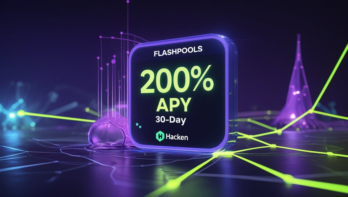 Odi_mam's tweet image. Looking for a high-reward DeFi opportunity? @hackenclub FlashPools offer up to 200% APY in just 30 days.
​This is real yield backed by a top security company. If no critical bug is found in an audit, you get your rewards.
​Learn more Hacken: hacken.io/services/duald…  $HAI #HackPot