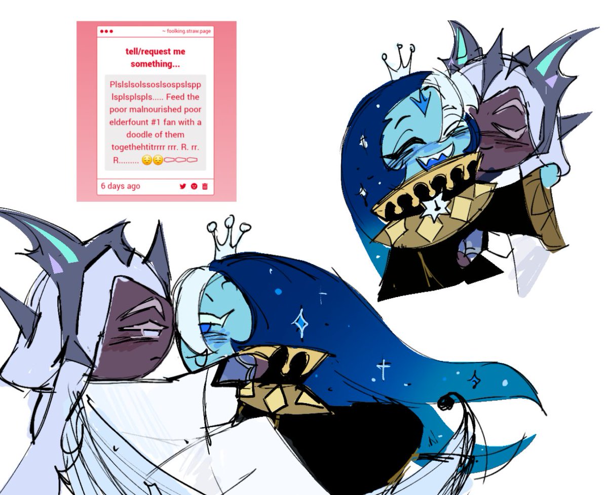 hace 1 milenio que no los dibujo #elderfount #fountfaerie
foolking.straw.page