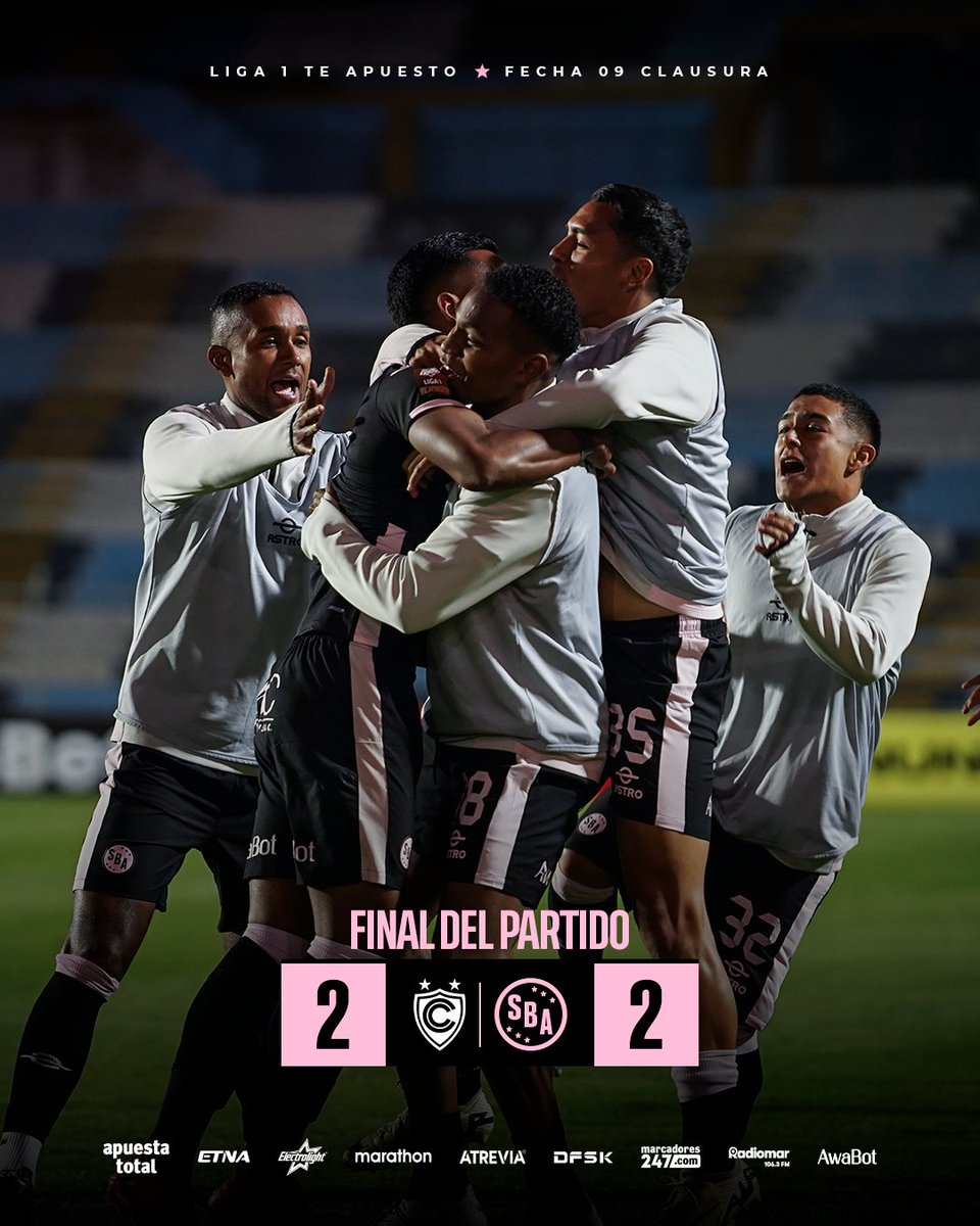 🔚 Final del partido.

Cienciano  2️⃣ - 2️⃣ Sport Boys Assn.
 
👉🏼 Mira el resultado final por Marcadores 247 ▶ bit.ly/CIEvsSBA2025Ma…

#VamosBoysTodaLaVida