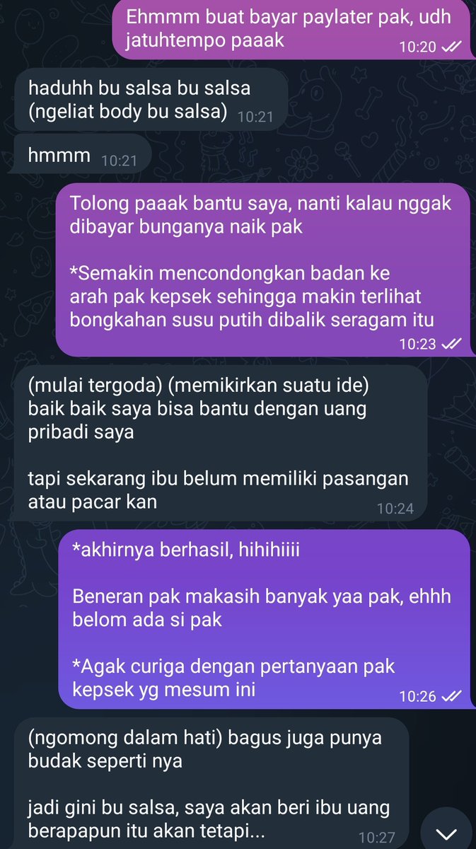 ummi_story's tweet photo. Part.1.1 Bu Sal*a dan Pak Kepsek
#chatseks #chatseksjilbab #budakseks #ukhtisange #ukhtibinal #SANGE_AAAAAAAAAA #binornakal #binorhijab https://t.co/BfX6xtv9Lz