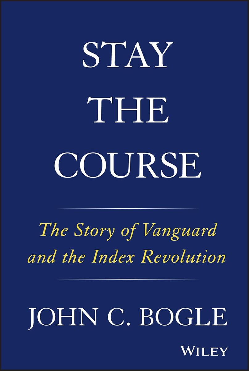 spookysilver's tweet image. book notes (49 of b)
-------------
1/4

Stay the Course
by John C Bogle 
(316 pgs, Published 2018)
(#booknotes from 2021)

Context:
------------
These #booknotes are not book reviews, nor book summaries. Just my high-level thoughts on the book along with some quotes which I find…