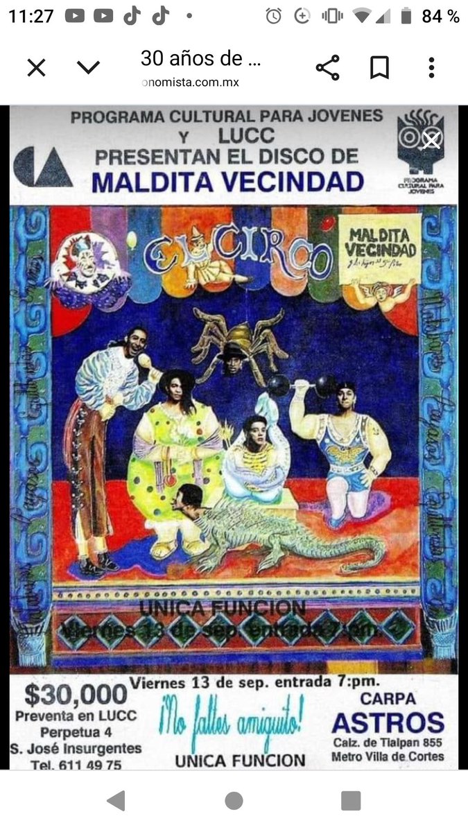 #culturas22 <a href="/luisalaouija/">Luisa La Ouija</a> <a href="/claudifonos/">Claudífonos</a>  ya reportándome pandilla de culturas 22 aquí  la propaganda de la presentación del disco ,un fuerte abrazo desde la cascada para todos en la cabina