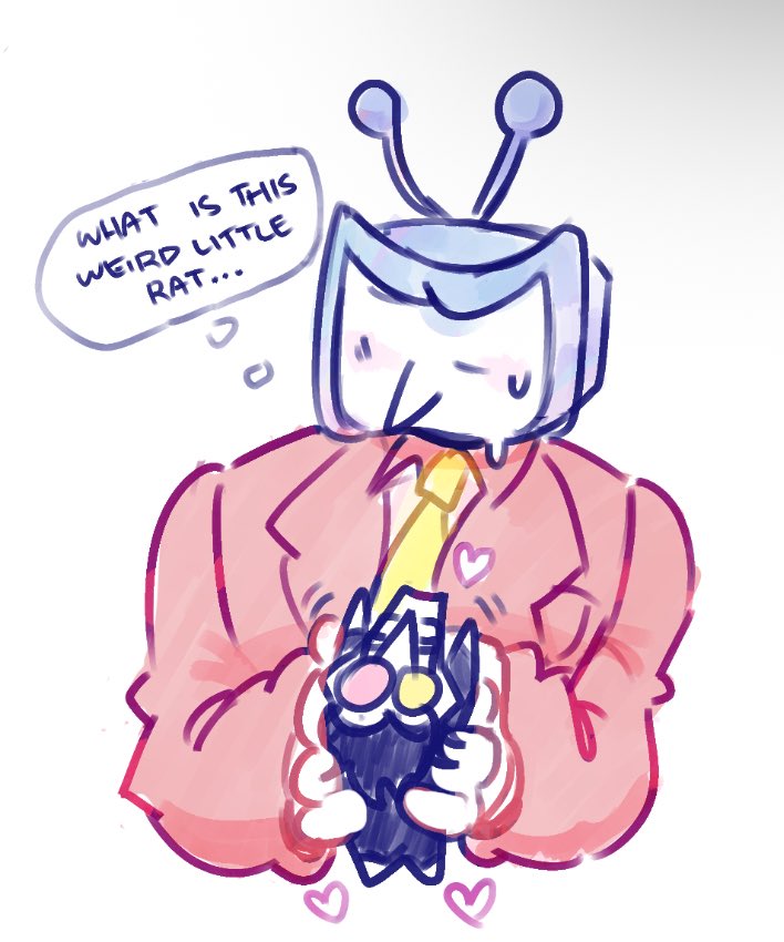 Late night sketch for a friend 
#spamtenna #tennaDeltarune #spamton