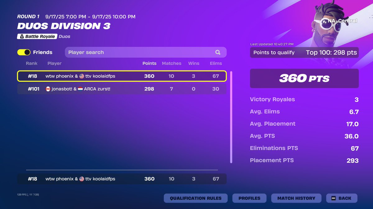 qualed to div 2 🏆we out of the trenches shoulda qualed yesterday