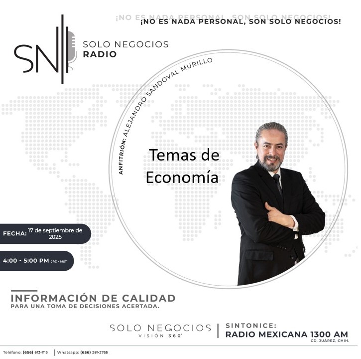 [SNR] Solo Negocios Blog: Le invitamos a conocer lo comentado en el programa Solo Negocios Radio del 17 de septiembre de 2025 en el siguiente resumen ejecutivo.

Acceso: bit.ly/4ny2a87

#SNR