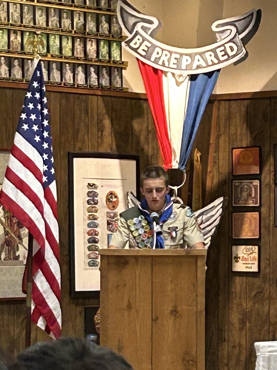 MHSFootball25's tweet photo. Congratulations @Zach_Dina on achieving the rank of Eagle Scout! 🦅 
An incredible accomplishment that reflects hard work, leadership, and dedication. Getting it done both on and off the field. #EagleScout #TheStandard https://t.co/reBpnueTaD