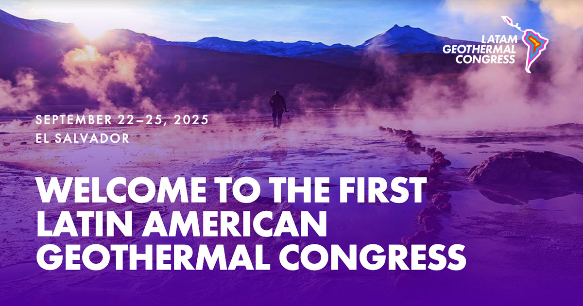 EnergyJrg's tweet photo. 🌋 Exciting news! JRG Energy is joining the LATAM Geothermal Congress on 22–25 Sept, El Salvador.
Our Geoscientist &amp; Specialist, Dr. Pablo Aguilera Bustos, will represent us &amp; serve on the Board Committee.

Let’s talk #geothermal 
#LATAMGeothermal #CleanEnergy #EnergyTransition https://t.co/aEKHNt27YC