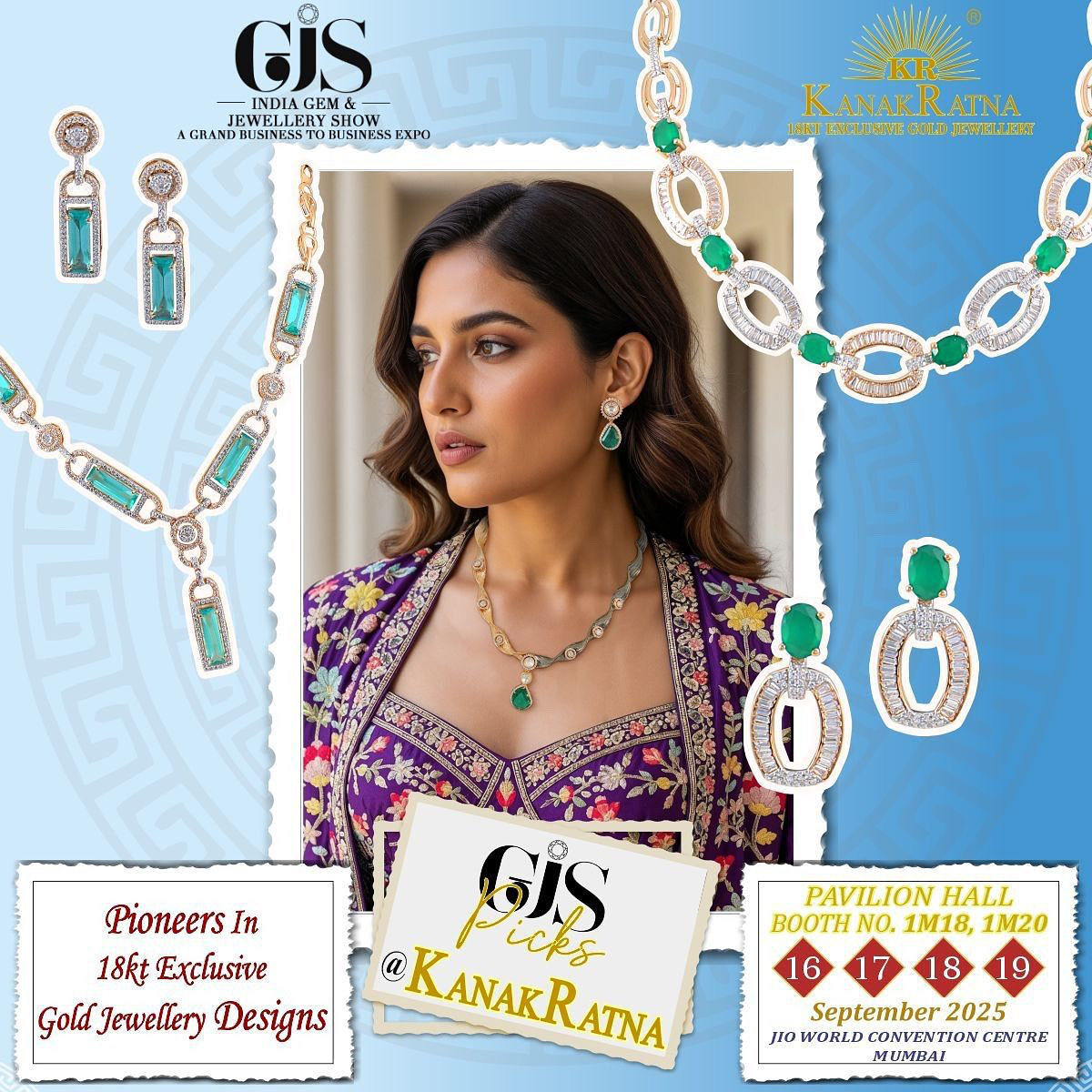 kanakratna's tweet image. Kanakratna at GJS Show 2025 in Mumbai at JIO
Jio World Convention Centre ,

Join us at this Exhibition Event where KANAKRATNA Showcasing #18KT Exclusive Gold Jewellery.

See you at Our Booth 1M18 1M20 , 
Pavilion Hall
#Kanakratna #GJS