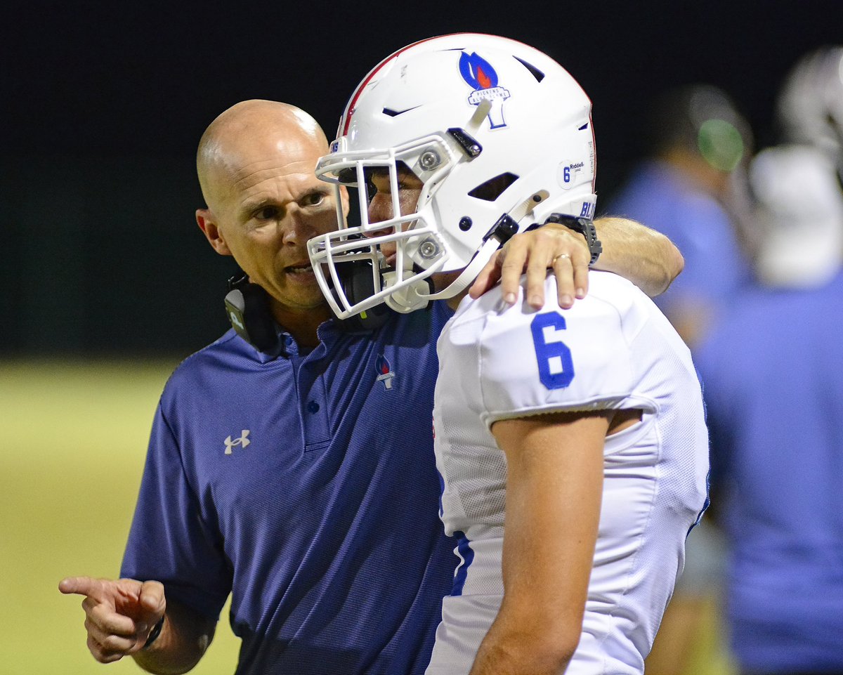 Pushing through adversity, fear, challenges - the greatest gifts Football gives those willing to put on the pads. 

Keep moving forward, no matter the challenge. <a href="/BlueFlameFB/">Pickens Football</a>