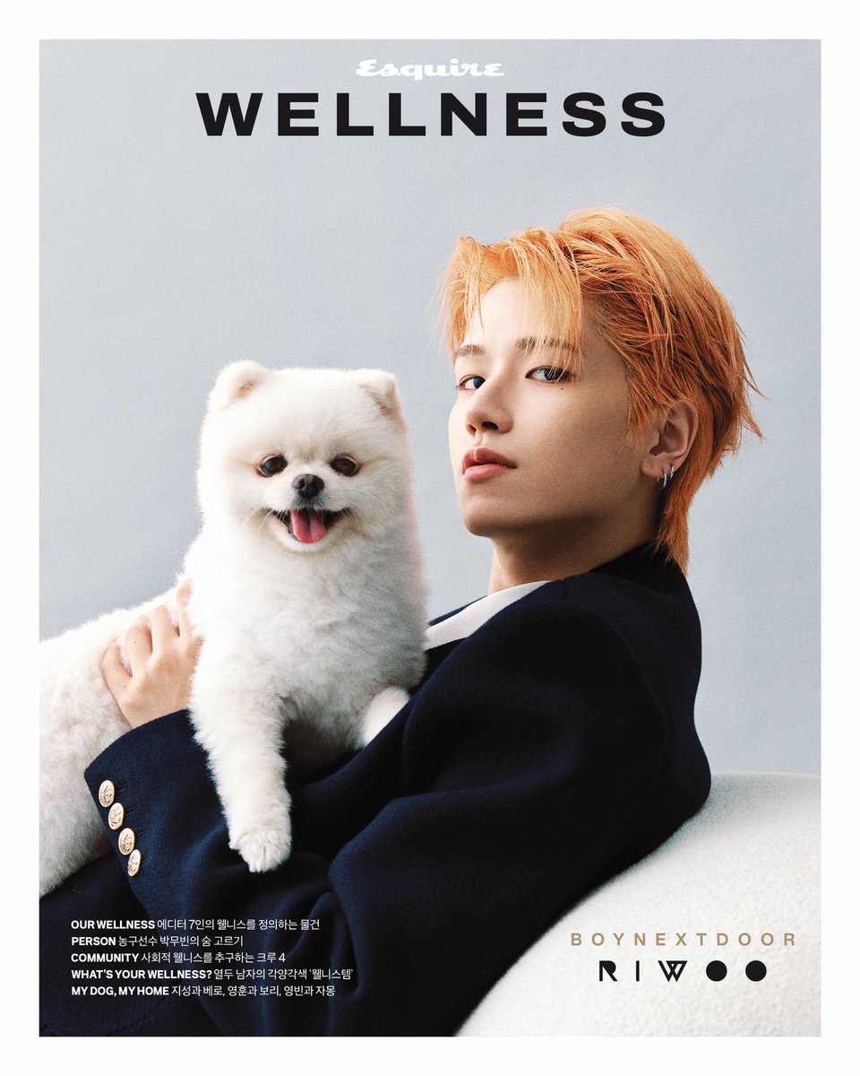【美品】リウ 表紙 ESQUIRE 📢新商品情報✨】 . Esquire KOREA WELLNESS 2025.10月号 表紙