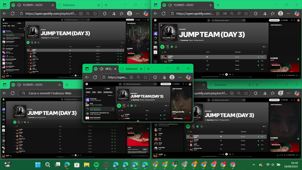 _demibandwout's tweet photo. @jisooxspotify #teamJUMP https://t.co/6LcxESj0Ht