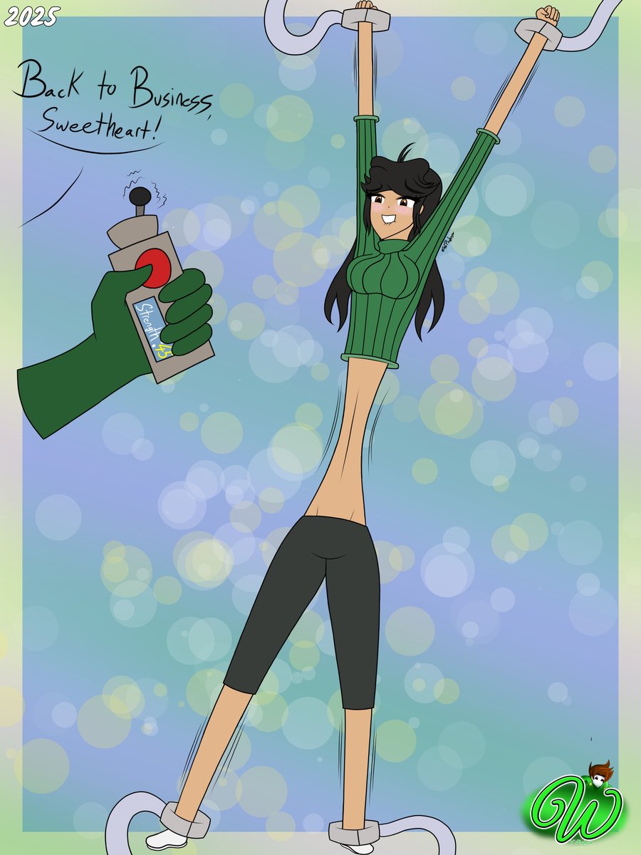 Ws_Playhouse's tweet image. [Drawing]
Back at it AGAIN w/ the &apos;Fun&apos; experiments!😜😏😉
(What else should we put our baby girl through?)

#WsPlayhouse #SabrinaGeisyuku #ElasticCommunity #StretchyCommunity #Elasticity #StretchyGirl