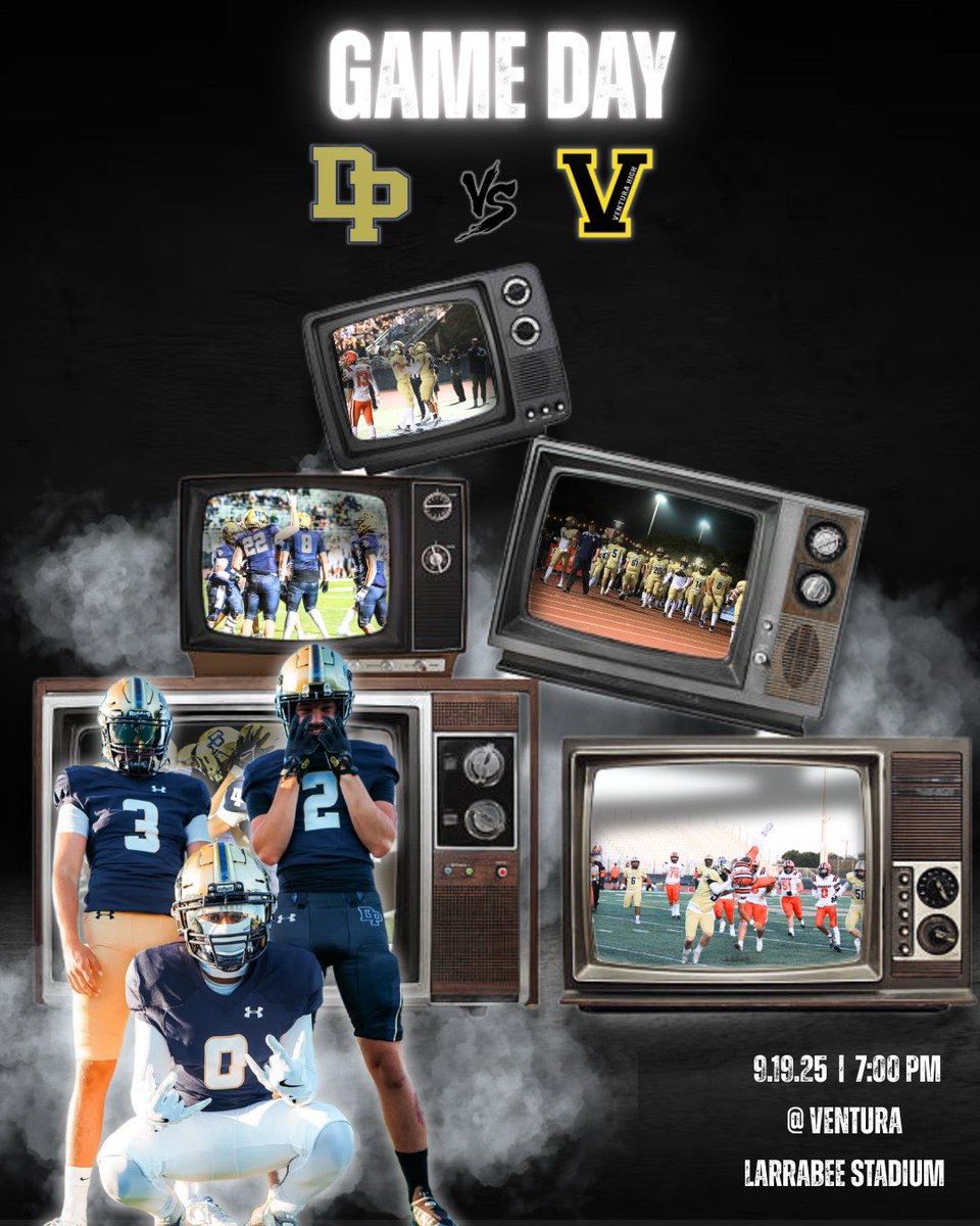 Your Chargers are on the road to Ventura to take on the Cougars.

Location: Larrabee Stadium
Date: Friday, September 19, 2025
Time: 7:00 PM

Let’s show up strong and represent on the road.