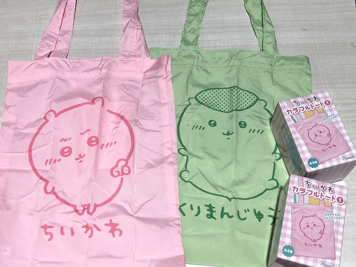 ✨新商品✨ 【#ちいかわ】 「カラフルトート①」（全4種） ちいか
