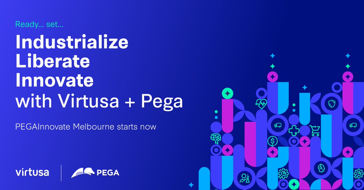 VirtusaCorp's tweet image. Team Virtusa is live at PEGAInnovate Melbourne. A day of transformative innovation kicks off now at W Melbourne, where we’re gearing up to industrialize, liberate, and innovate with our fellow AI + Pega trailblazers.
#EngineeringFirst #DigitalInnovation #AIEnterprise