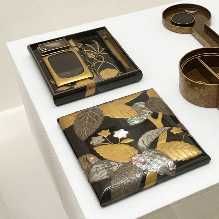 廣蓋　広蓋　草花鳥蒔絵　結納　時代物 泰巖歴史美術館 on X: 
