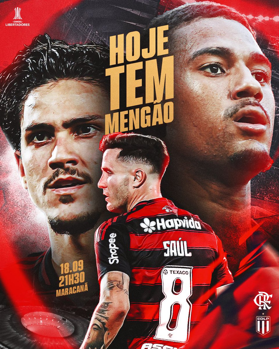 Flamengo (@flamengo) on Twitter photo HOJE TEM FLAMENGOOOOOOOOOOOO!
VAMOS JUNTOS LOTAR O MARACA E APOIAR O MENGÃO DIANTE DO ESTUDIANTES, ÀS 21H30, PELAS QUARTAS DA <a href="/Libertadores/">CONMEBOL Libertadores</a>!
MENGOOOOOOOOOOOOOOOO! 🙌
#HojeTem #FLAxEST HOJE TEM FLAMENGOOOOOOOOOOOO!
VAMOS JUNTOS LOTAR O MARACA E APOIAR O MENGÃO DIANTE DO ESTUDIANTES, ÀS 21H30, PELAS QUARTAS DA <a href="/Libertadores/">CONMEBOL Libertadores</a>!
MENGOOOOOOOOOOOOOOOO! 🙌
#HojeTem #FLAxEST