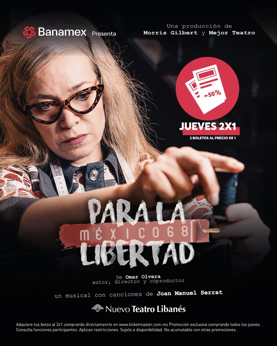 Para La Libertad. México 68 (@plalibertadmx) on Twitter photo Jueves patrio al 2x1 de:
💚💚💚🤍🤍🤍❤️❤️❤️
💚💚 #ParaLaLibertad ❤️
💚💚💚🤍🦅🤍❤️❤️❤️
💚💚💚🤍🤍🤍❤️❤️❤️
💚💚💚🤍🤍🤍❤️❤️❤️
🎟️ bit.ly/PLLibertadJuev… Jueves patrio al 2x1 de:
💚💚💚🤍🤍🤍❤️❤️❤️
💚💚 #ParaLaLibertad ❤️
💚💚💚🤍🦅🤍❤️❤️❤️
💚💚💚🤍🤍🤍❤️❤️❤️
💚💚💚🤍🤍🤍❤️❤️❤️
🎟️ bit.ly/PLLibertadJuev…