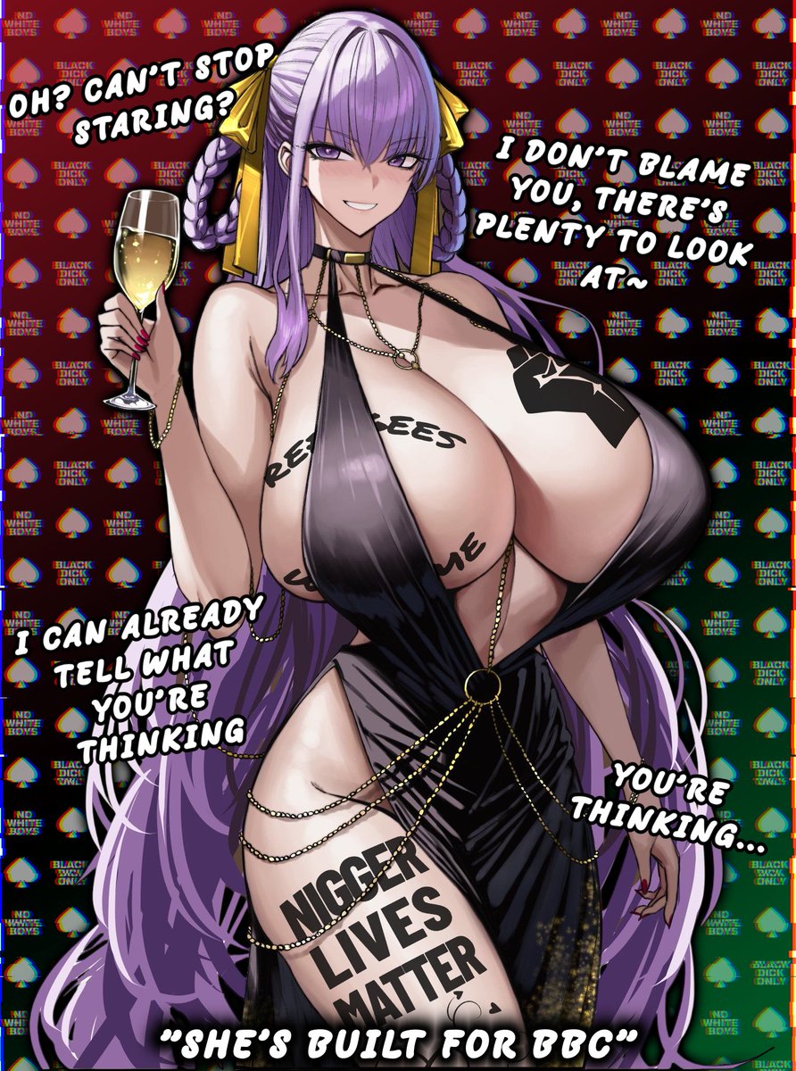 She can read you like an open book, that's just how obvious and pathetically addicted to black porn you are~