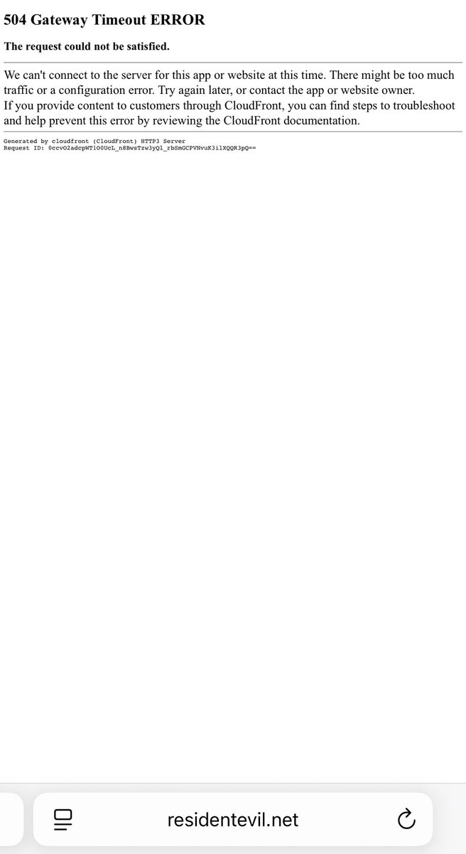 suzunnago0610's tweet image. ＃CAPCOM
＃RENET
＃バイオハザードポータブル
前々から分かってたけど、全く改善されないから呟く。
ログインの時間が長すぎる！
「バイオハザードポータブル」に改名して何年になる？改善してくれ！
時間がかかりすぎると…😢