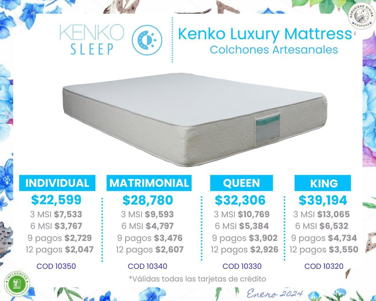 La mejor tecnología para dormir!!

Garantía de 15 años!!