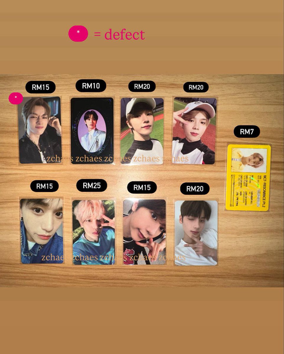 kundoycasten's tweet photo. WTS
🇲🇾 only
✨ exc local postage RM8 wm RM16 em
✨ dm for vid condition
tag. mark jaemin jeno jungwoo yangyang jisung renjun sungchan shotaro taeyong lucas sion ryo hueningkai
#pasarwayv #pasarnct #pasarnctwish #pasarnctmy @pasarNCT #pasartxt https://t.co/LiUUgqcvoR