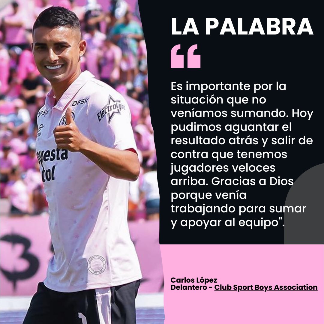 ¡TODOS LOS CHICOS HICIERON UN GRAN ESFUERZO Y OBTUVIMOS UN PUNTO QUE SIRVE! 🎤 Declaraciones de Carlos López post partido: 

#MOMENTO 😓: "Es importante por la situación que no veníamos sumando. Hoy contra un gran rival en una cancha difícil pudimos sumar un punto".