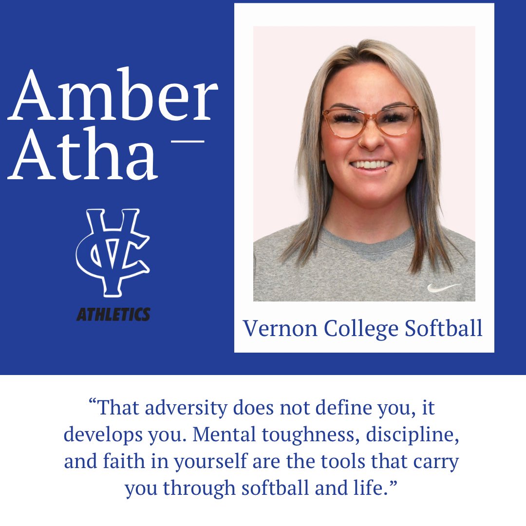 America's Team (@amteamsport) on Twitter photo Meet Coach Amber! She is the Assistant Softball Coach at Vernon College, but has also been a head coach for 12 years before! Meet Coach Amber! She is the Assistant Softball Coach at Vernon College, but has also been a head coach for 12 years before!